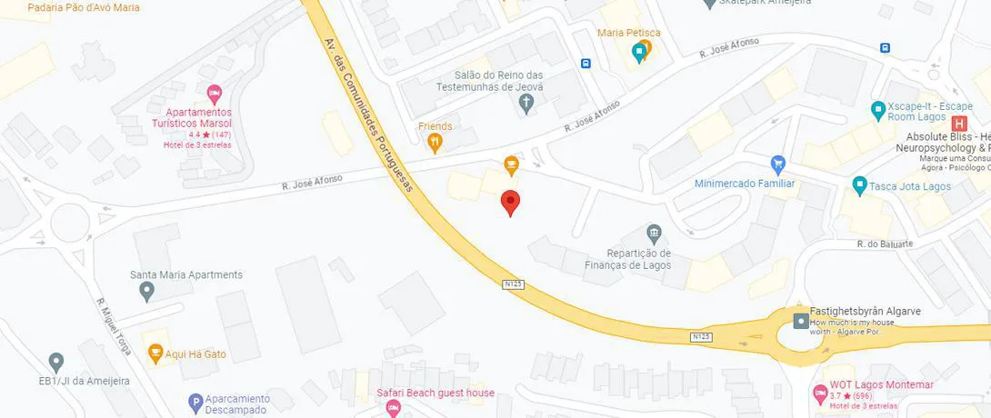 Localização no Google Maps